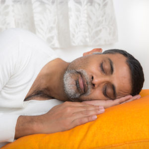 Sleepng man